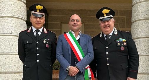 Il benvenuto del sindaco Bordin ai vertici dell Arma a